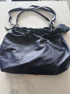 MZWallace Navy Drawstring Shoulder Tote Bag - Women